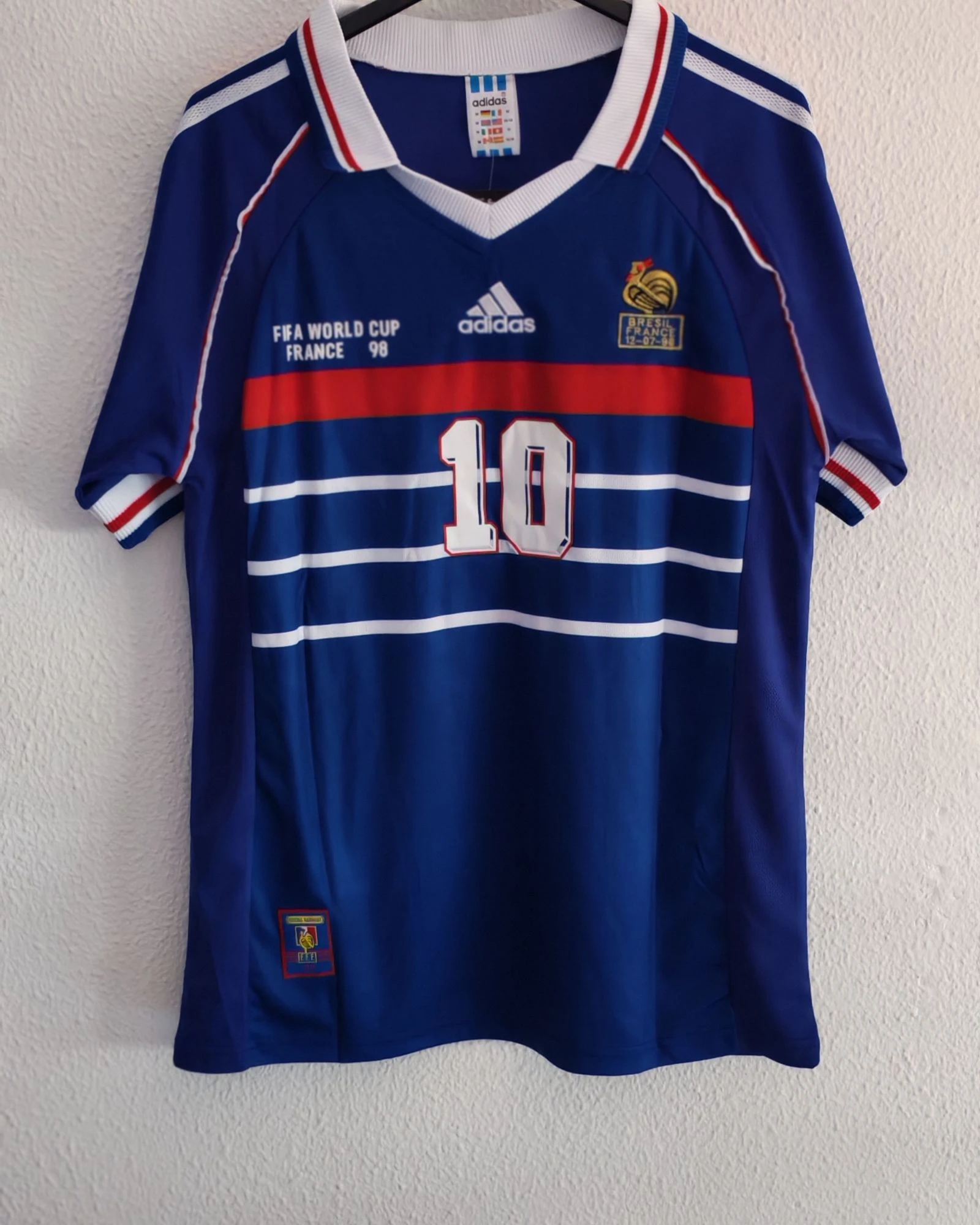 Chemise vintage France Zidane – photo 2